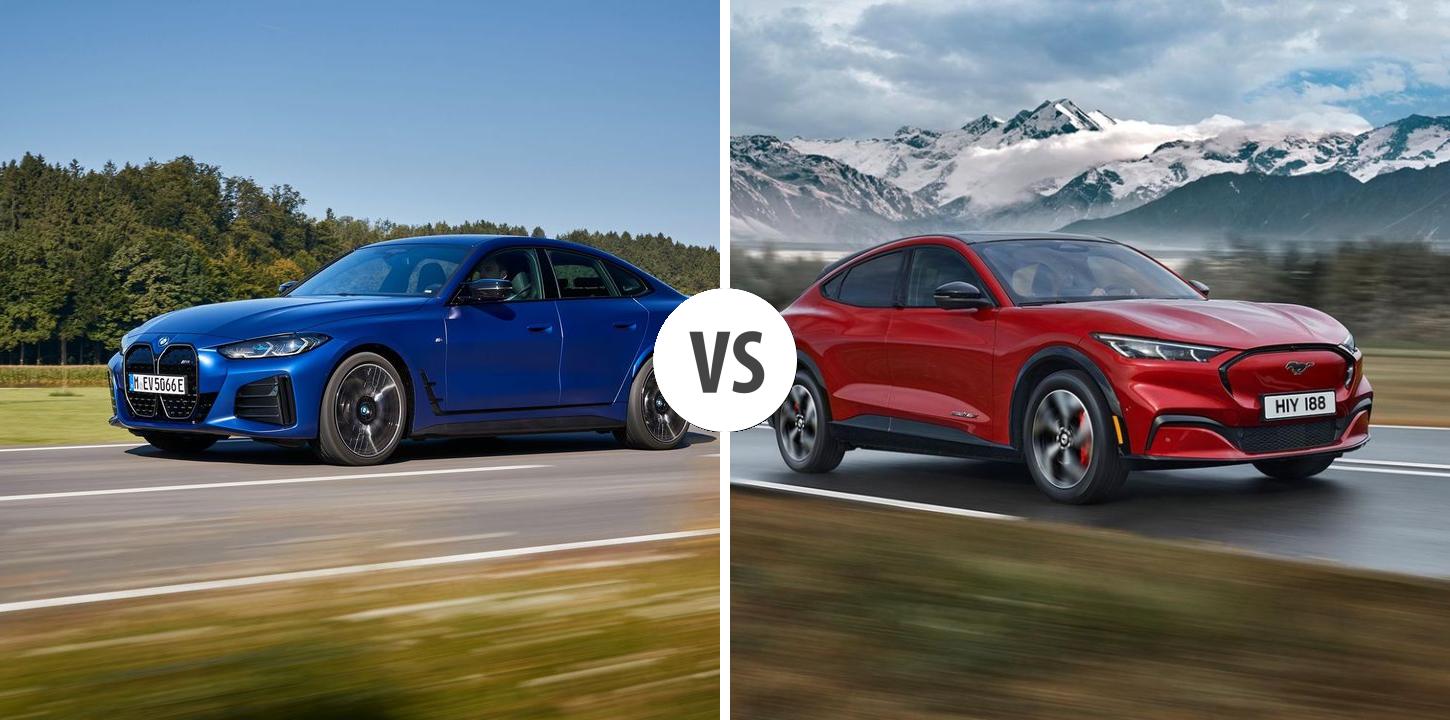 BMW i4 VS Ford Mustang Mach-E – Vergleiche Preise, Leistung, Kofferraum ...