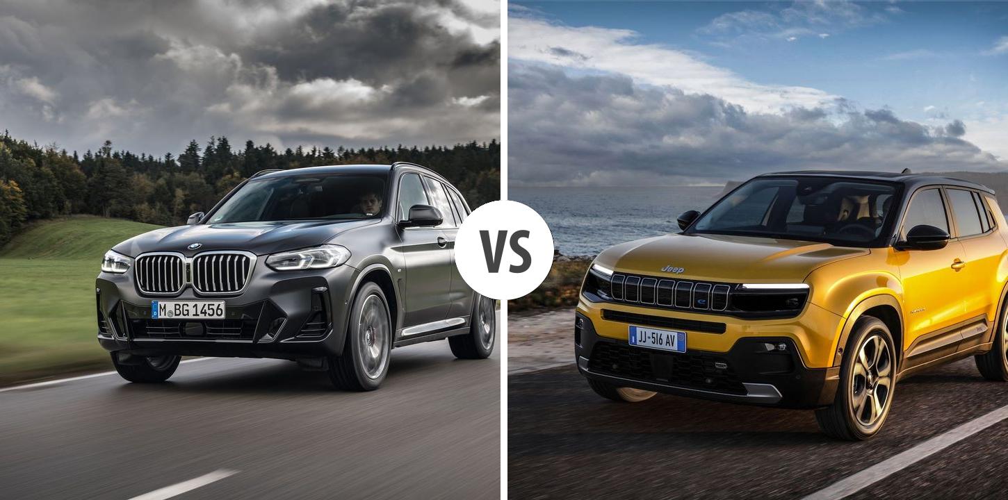 BMW X3 VS Jeep Avenger Electric Autovergleich | AUTOGOTT.AT