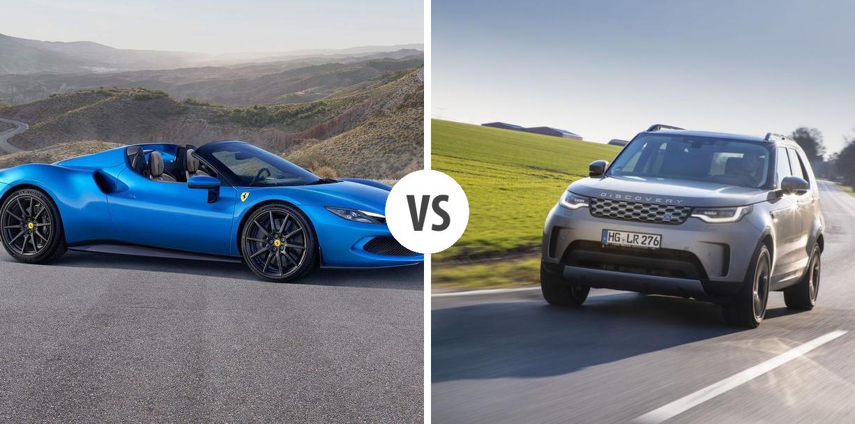 Ferrari 296 Targa VS Land Rover Discovery – Vergleiche Preise, Leistung ...