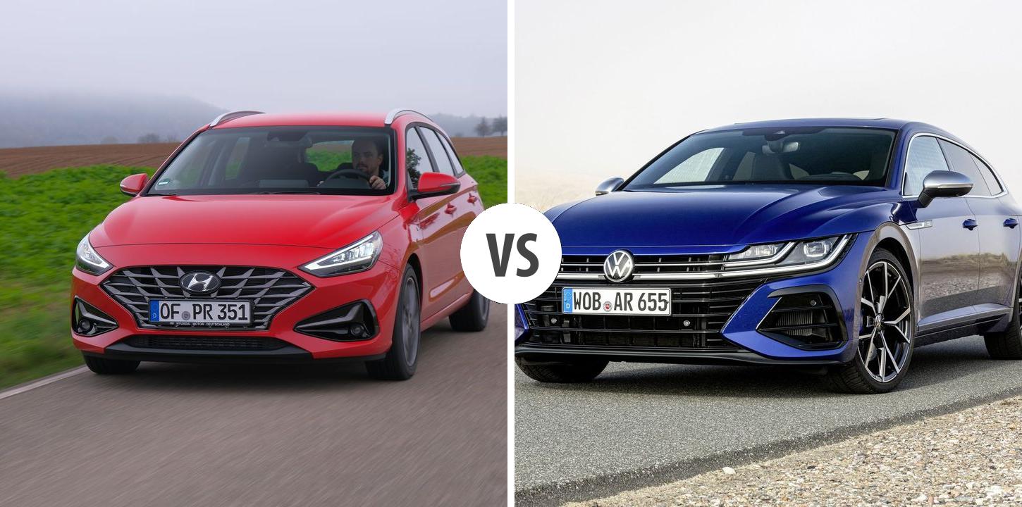 Hyundai i30 Kombi VS Volkswagen Arteon Shooting Brake Autovergleich