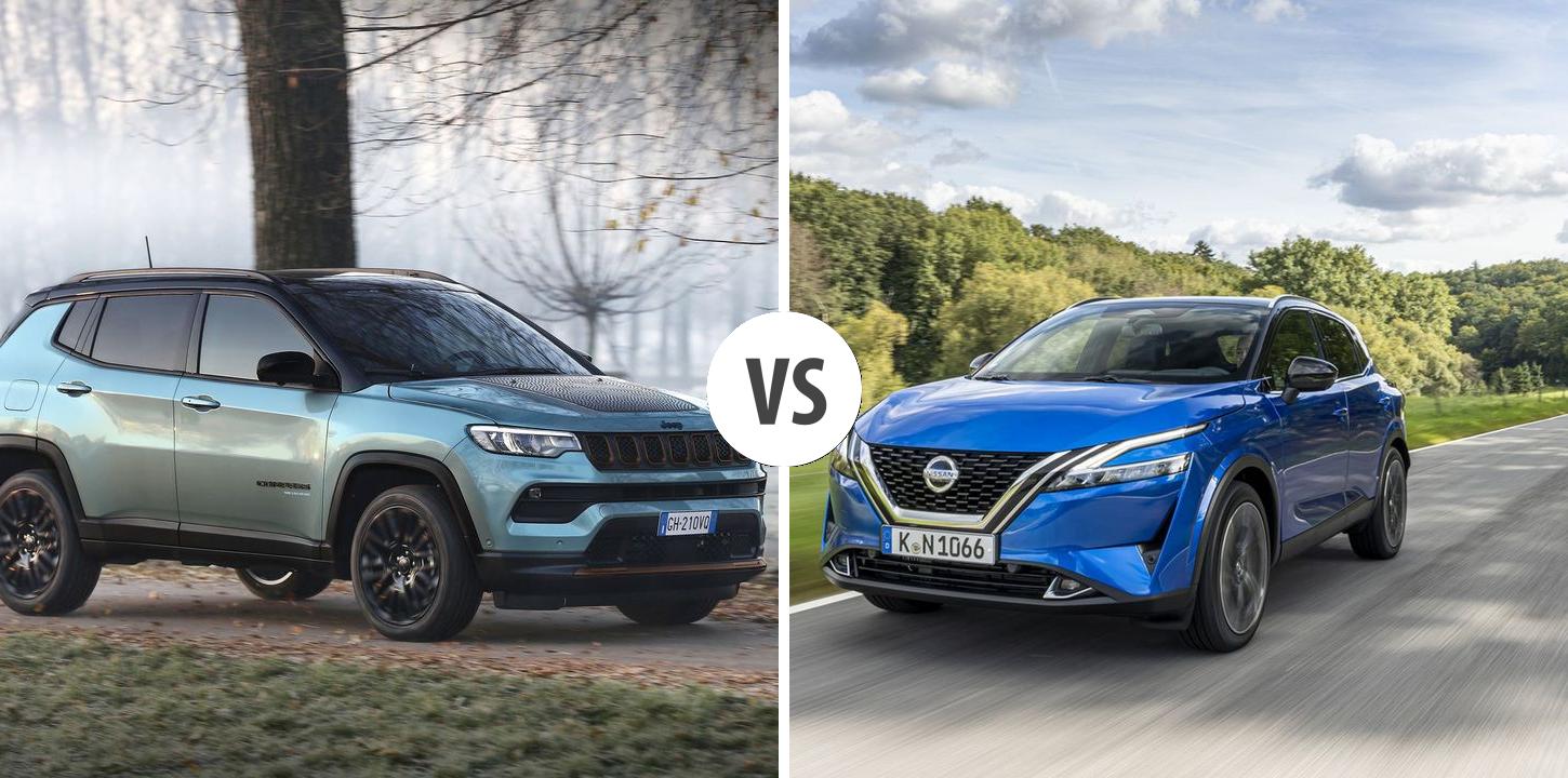 Jeep Compass VS Nissan Qashqai Autovergleich AUTOGOTT.AT