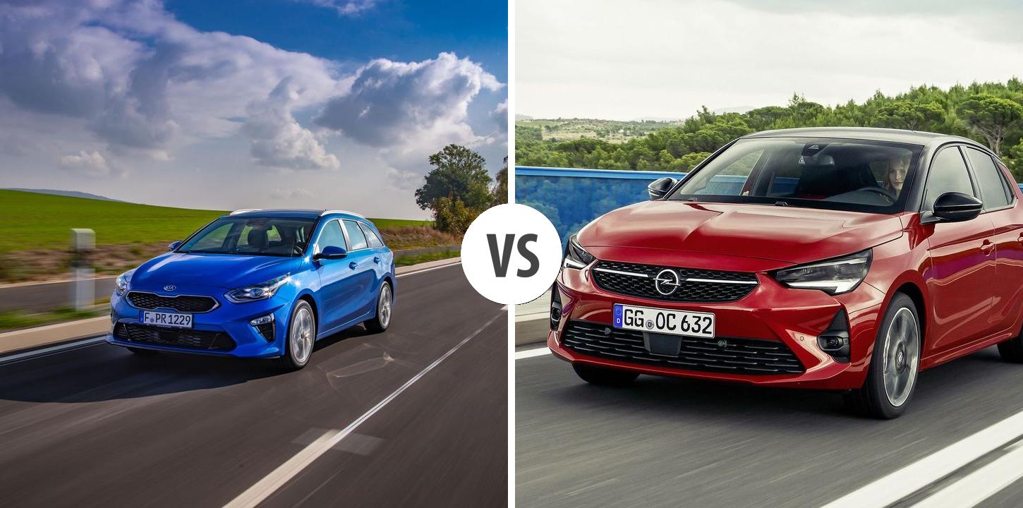 KIA Ceed SW VS Opel Corsa Electric Autovergleich AUTOGOTT.AT