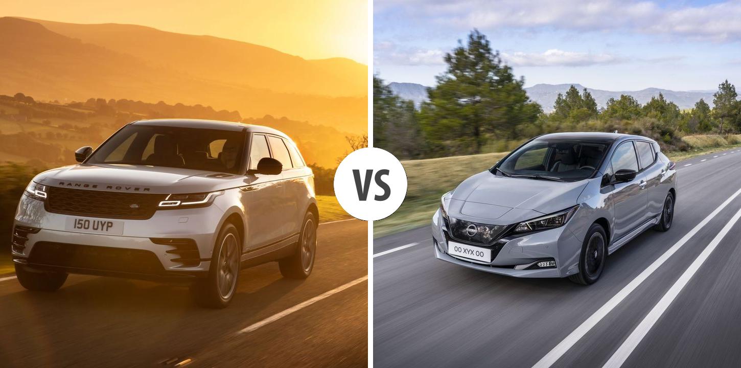Nisson Land Rover Land Rover Range Rover Velar VS Nissan Leaf – Vergleiche Preise ...
