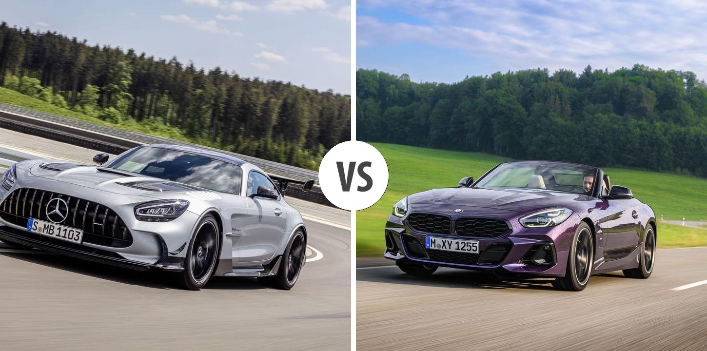 Mercedes AMG GT Coupé VS BMW Z4 – Vergleiche Preise, Leistung ...
