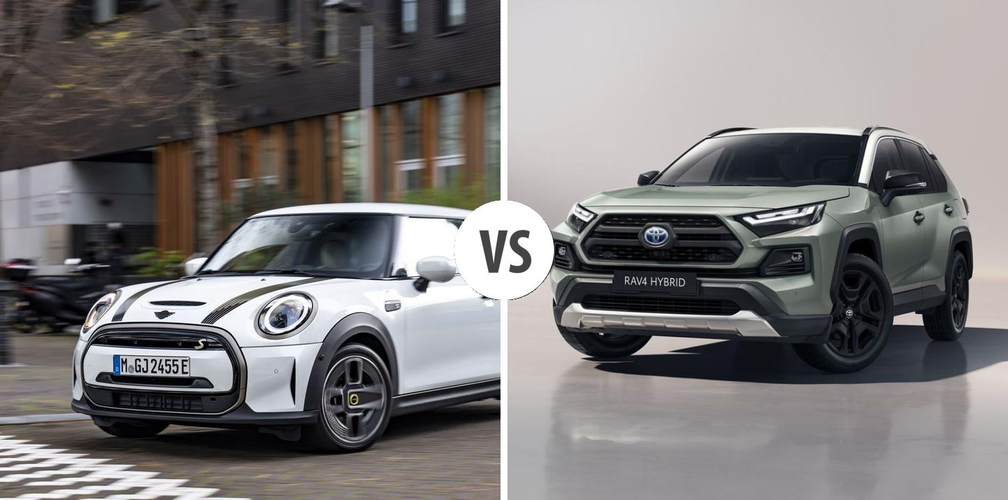 Mini Cooper Electric VS Toyota RAV4 – Vergleiche Preise, Leistung ...