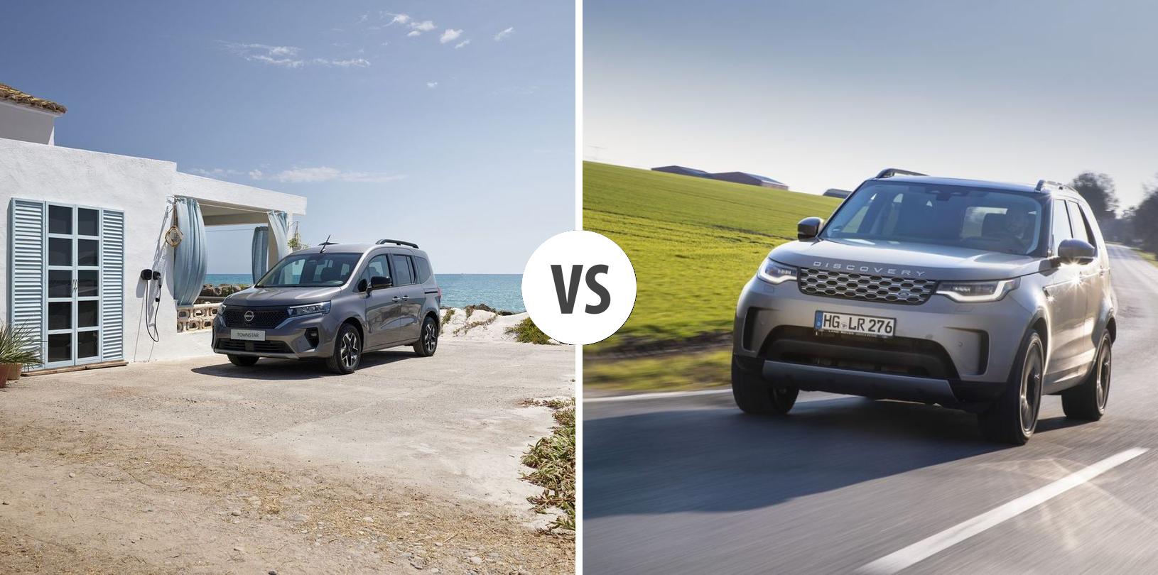 Nisson Land Rover Nissan Townstar Elektro VS Land Rover Discovery – Vergleiche Preise ...