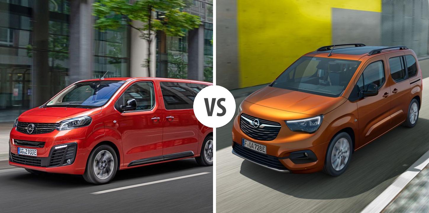 Opel Zafira-e Life VS Opel Combo Life Electric MPV Autovergleich ...
