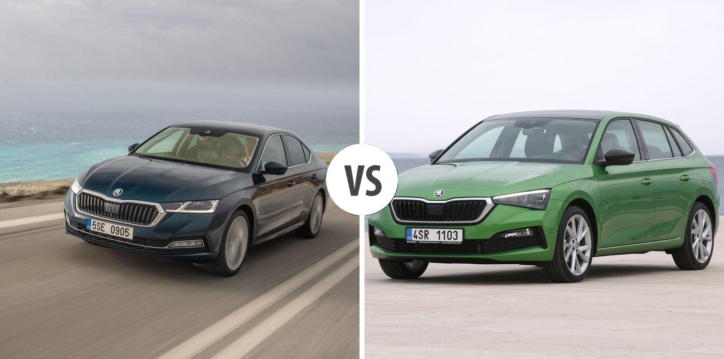Perfect Original Photos about  Erstaunlich Skoda Scala Vs Octavia Bild  as Your HD Pictures