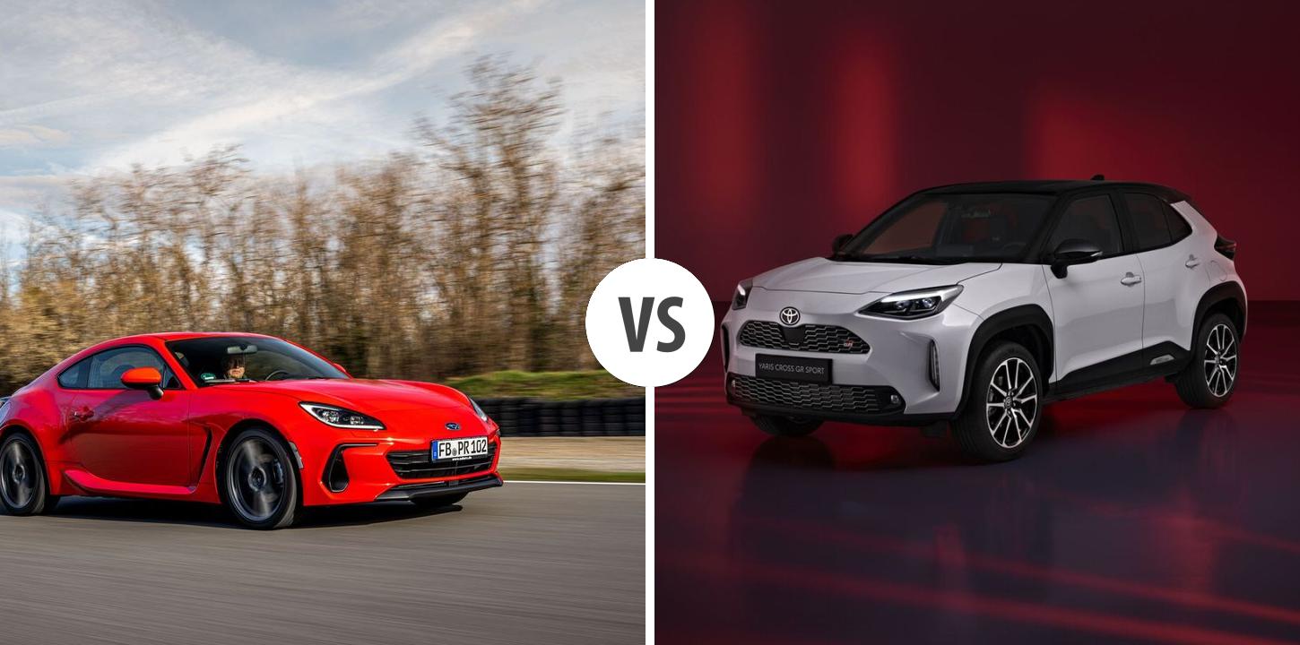 Subaru BRZ VS Toyota Yaris Cross Autovergleich | AUTOGOTT.AT