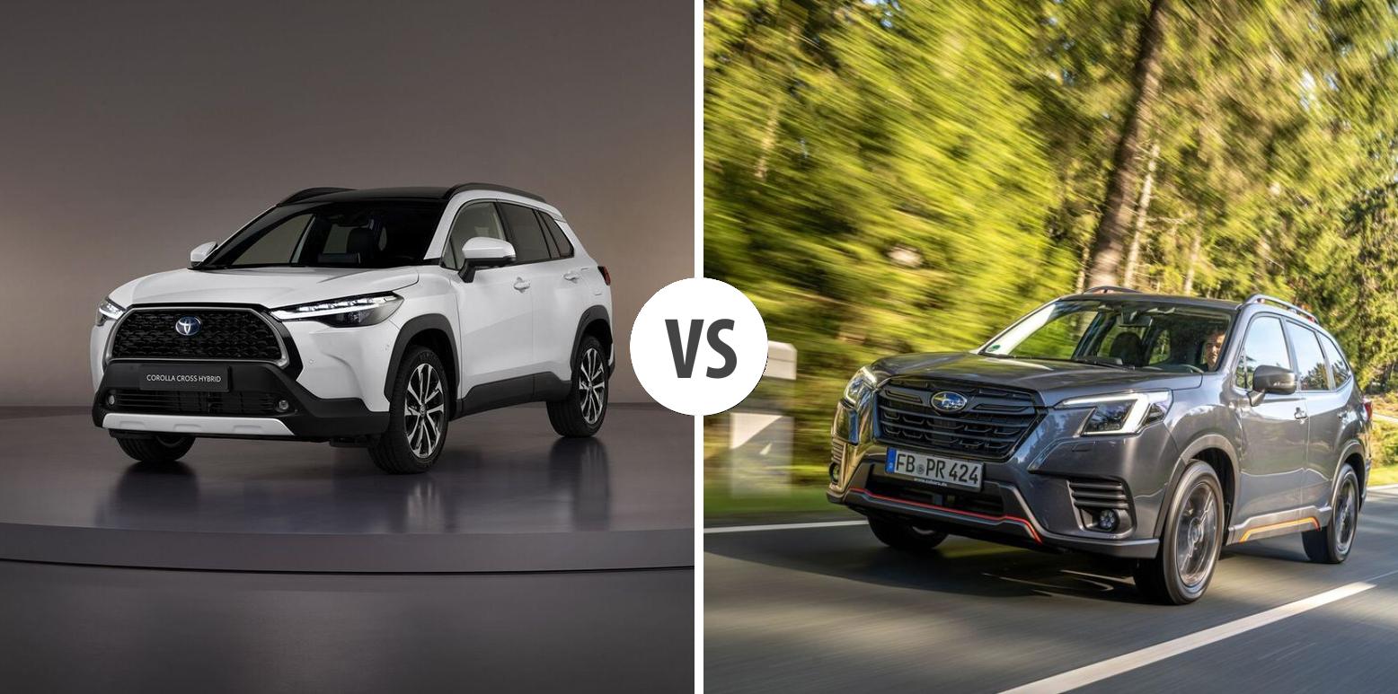 Toyota Corolla Cross VS Subaru Forester – Vergleiche Preise, Leistung ...