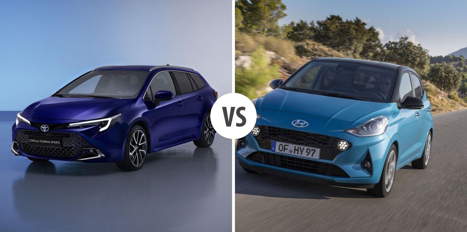 Toyota Corolla Touring Sports VS Hyundai i10 – Vergleiche Preise ...