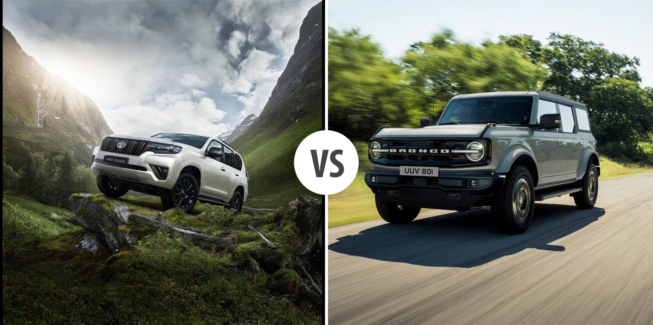 Toyota Land Cruiser VS Ford Bronco Autovergleich | AUTOGOTT.AT