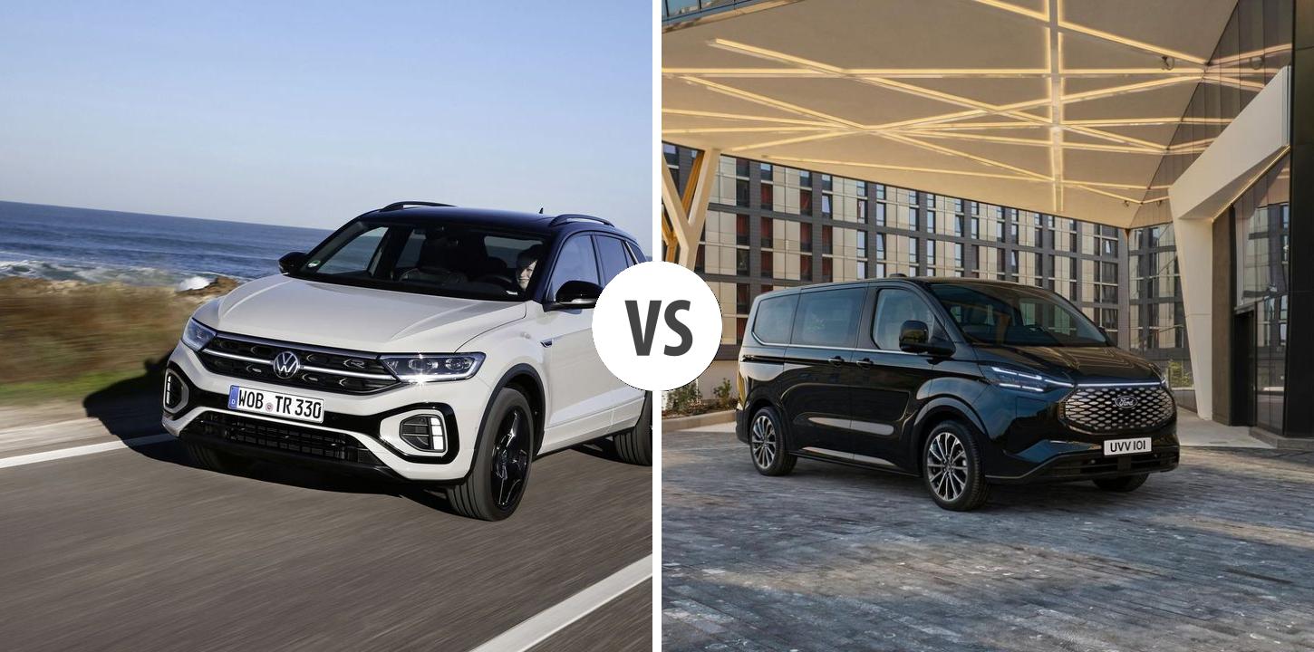 Volkswagen T-Roc VS Ford Tourneo Custom – Vergleiche Preise, Leistung ...