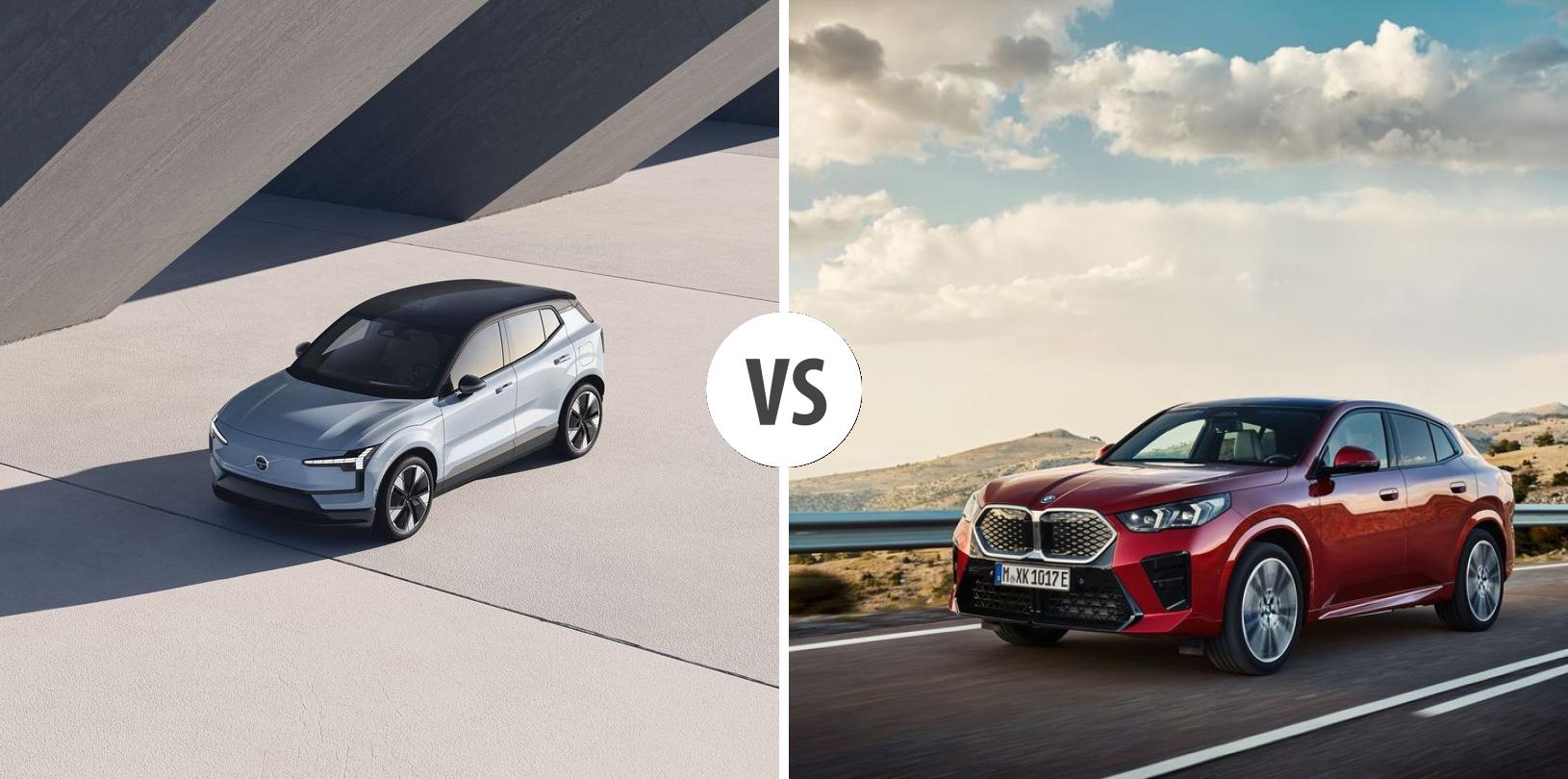 Volvo EX30 VS BMW iX2 – Vergleiche Preise, Leistung, Kofferraum ...